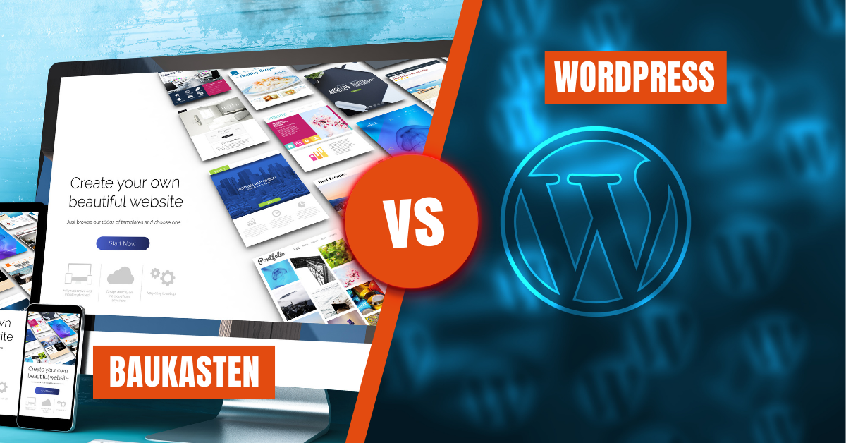 Website Baukasten vs. WordPress