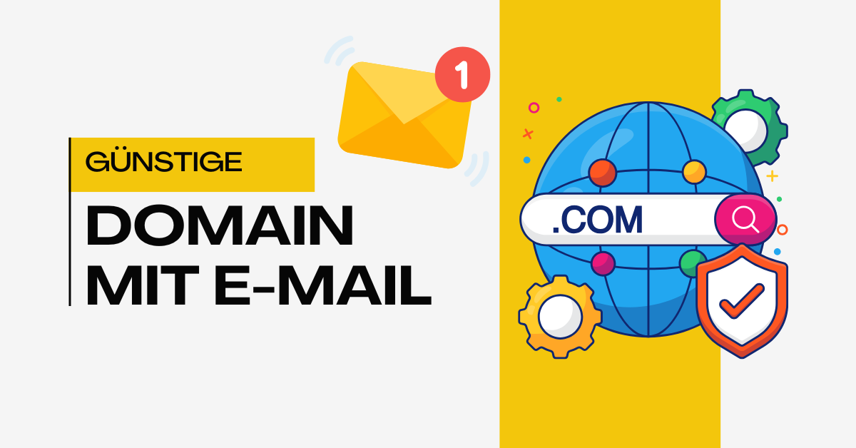 Günstige Domain mit E-Mail Hosting